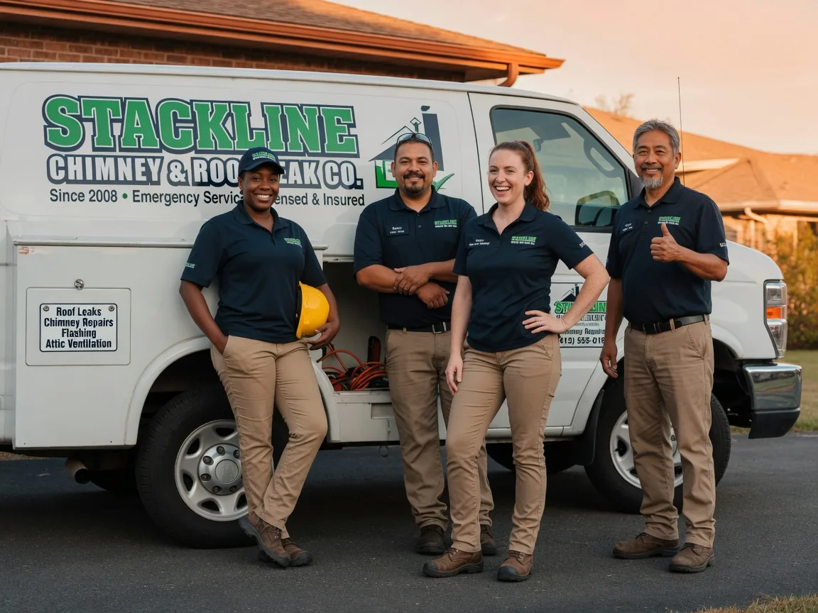 Chimney flashing repair company in Moody, TX